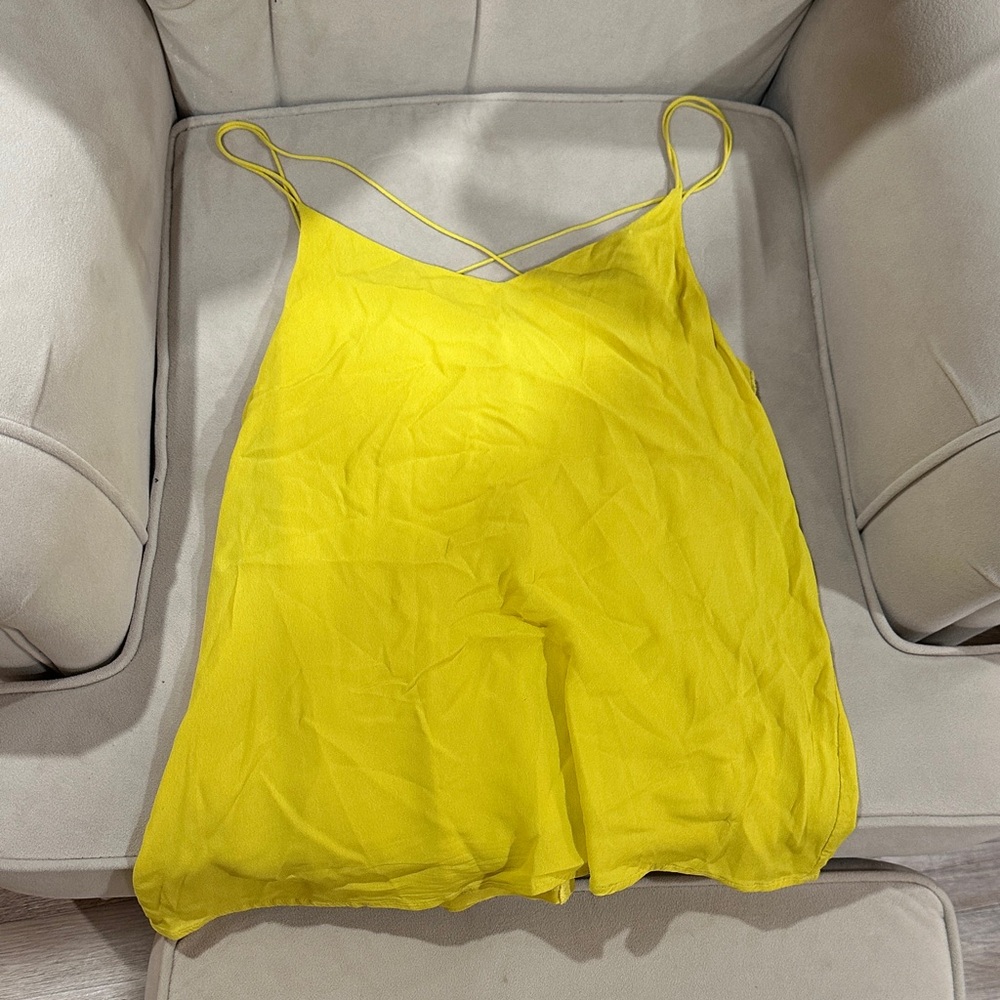 Massimo Dutti Bright Yellow Camisole
